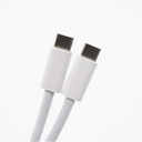 USB-C To USB-C Cable For iPhone 15 Series – Knit Texture in Packaging 240W (2M)
