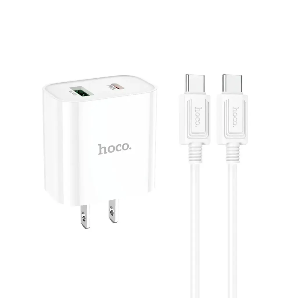 Hoco C80 Plus Fast Charger Type-C to Type-C