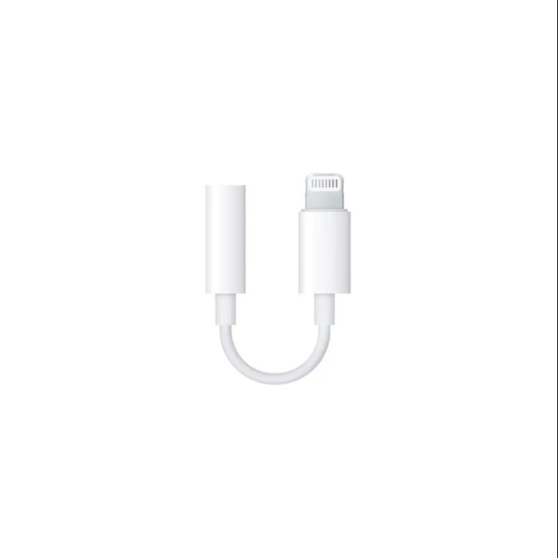 Lightning to 3.5mm headphone jack in the package