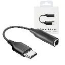 Samsung Type-C to 3.5mm Headphone Jack Adapter + Packaging - Black