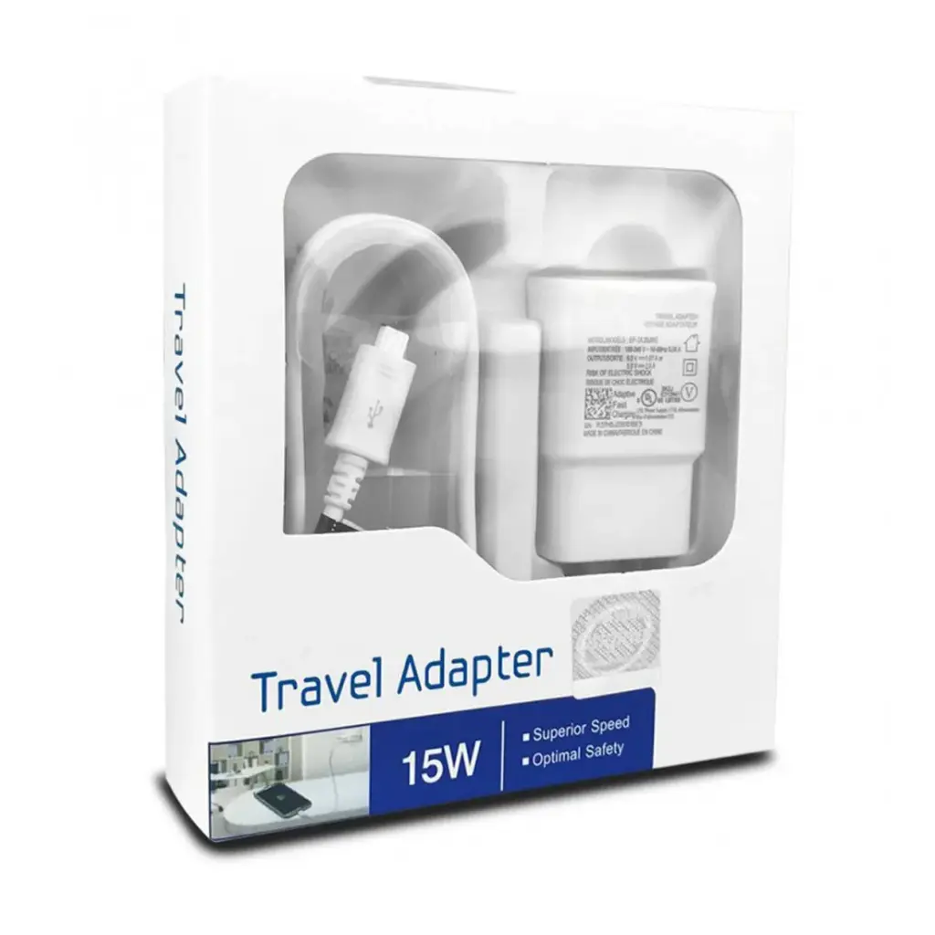 Samsung Travel Adapter (Fast Charger + 1.5m Micro Cable) – White